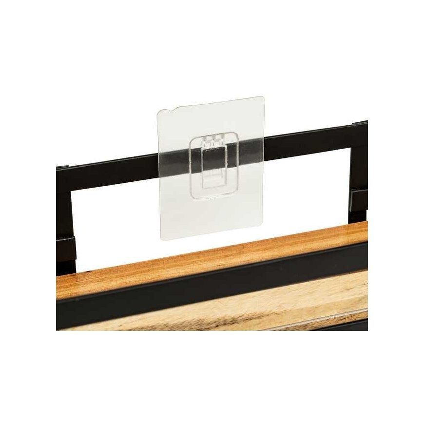 5five Simply Smart BLACKACIA dušo lentyna, be gręžimo, 25,5 x 15,5 x 30 cm – 5