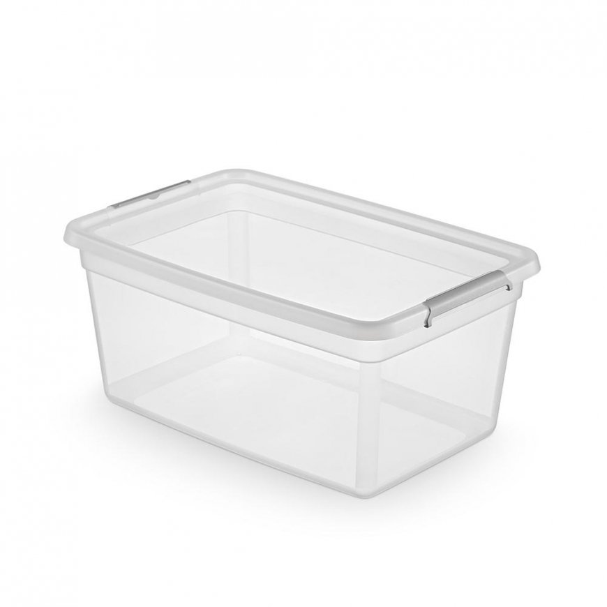 Lumarko BASIC CONTAINER WITH LIDS AND CLIPS 58X39X25CM 40L (2772)
