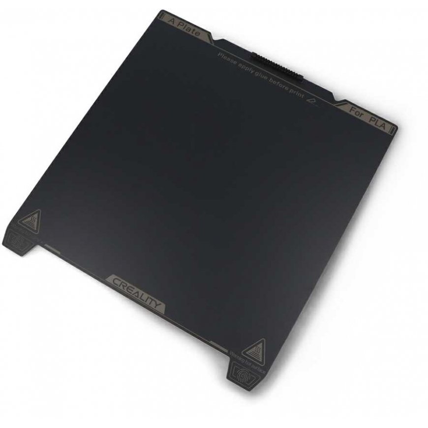 Smooth PEI overlay on Creality K1C build table - no magnetic sticker