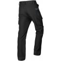 Neo Work trousers Mix&Match with four-way stretch, black with orange elements, size S Neo Work trousers Mix&Match with four-way stretch, black with orange elements, size S
