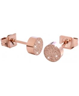 Troli Shiny bronze earrings KE-004