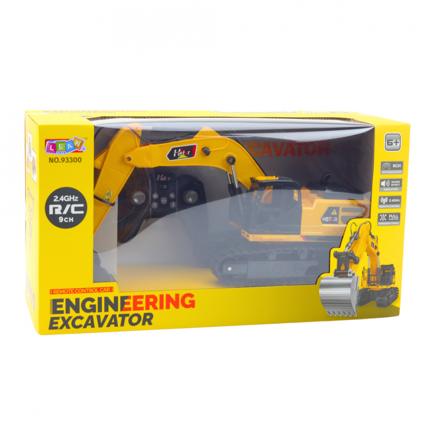 Lean Toys Remote Control RC Excavator 9CH 2.4G – 5