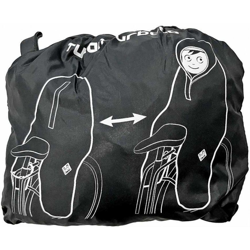 Rain cover (poncho) Bellelli rear seat black-yellow – 2