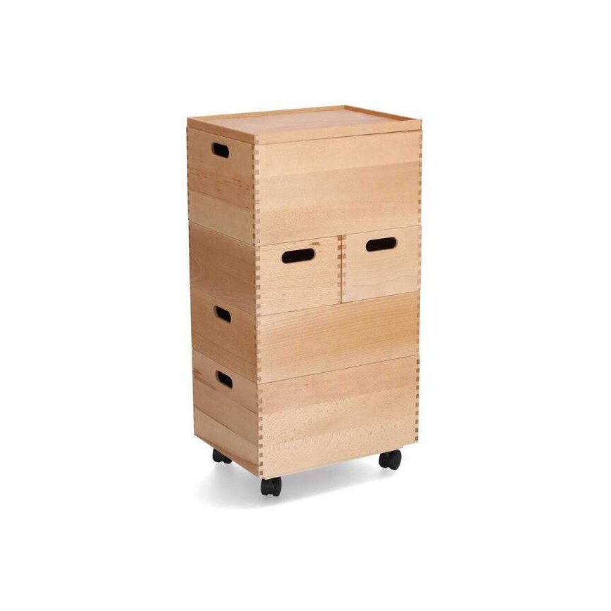 Zeller Box trolley, pine wood – 5