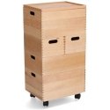 Zeller Box trolley, pine wood