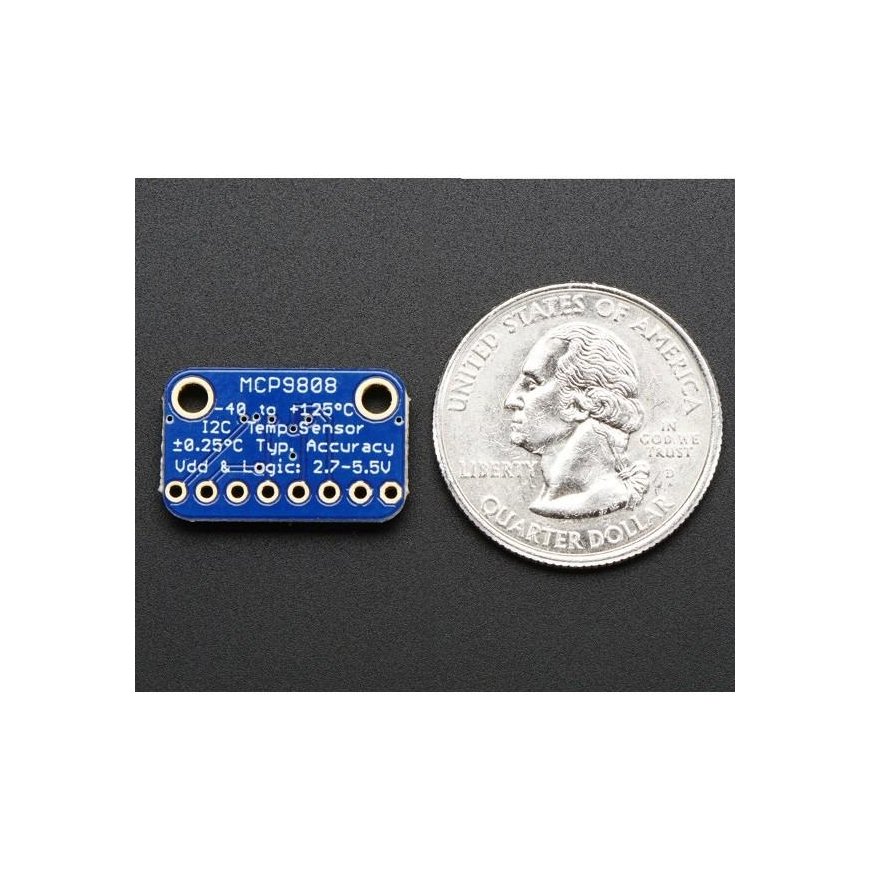 Adafruit MCP9808 - aukšto tikslumo temperatūros jutiklis I2C 2.7V-5.5V -40-125°C – 3