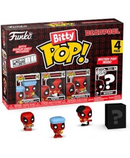 Funko Blister 4-hahmoinen Bitty POP Marvel Deadpool Bathtime