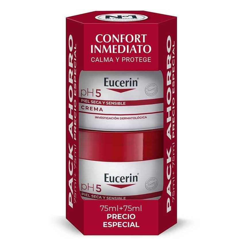 Eucerin Ph5 Cream For Dry and Sensitive Skin, 75 ml + 75 ml – 2