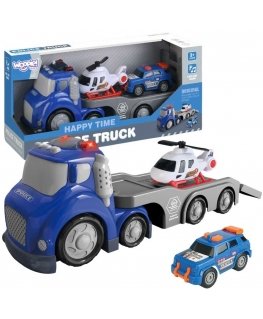 WOOPIE Blue Police City Truck Sound and Light Effects