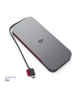 Lenovo GO Litija polimērs (LiPo) 10000 mAh Bezvadu lādēšana Pelēks