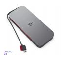 Lenovo GO Litija polimērs (LiPo) 10000 mAh Bezvadu lādēšana Pelēks Lenovo GO Litija polimērs (LiPo) 10000 mAh Bezvadu lādēšana Pelēks