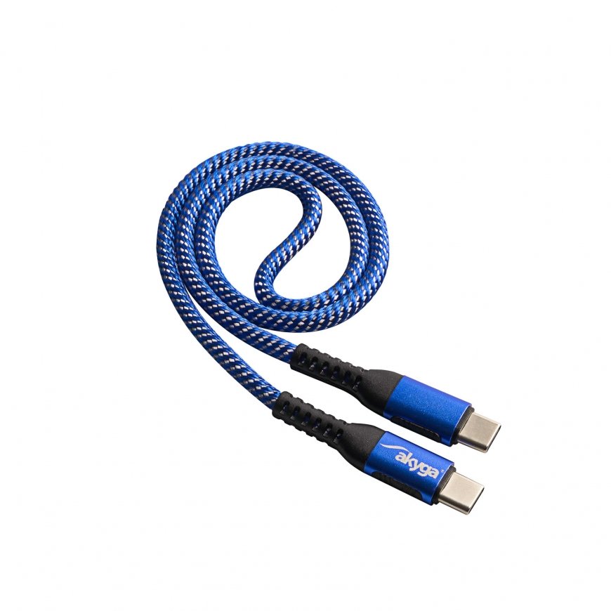 Akyga AK-USB-36 USB кабель USB 2.0 0,5 m USB C Синий