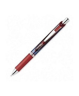 Pentel Energel XM Klick Clip-on retractable pen Red 12 pc(s)