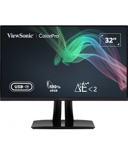 Viewsonic VP56 tietokoneen litteä näyttö 81,3 cm (32") 3840 x 2160 pikseliä 4K Ultra HD LED musta