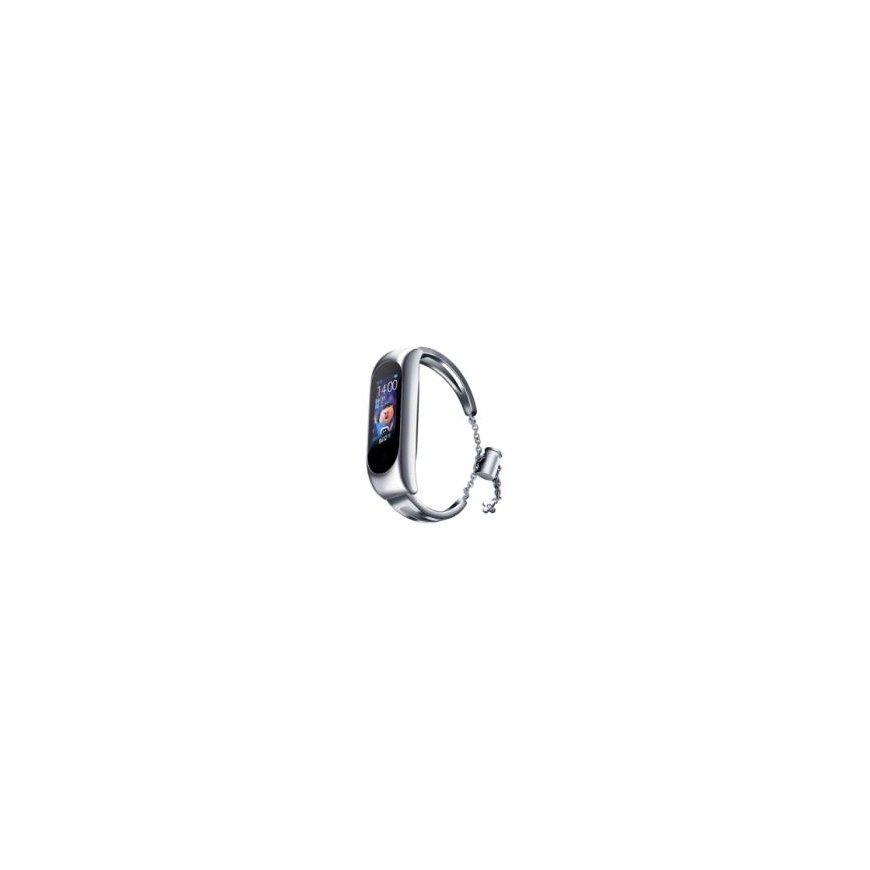 Fusion Metal Bracelet band for Xiaomi Mi Band 3 | 4 | 5 | 6 silv – 2