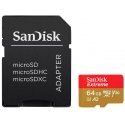 SanDisk Extreme PLUS 64 GB MicroSDXC Klasės 10 SanDisk Extreme PLUS 64 GB MicroSDXC Klasės 10