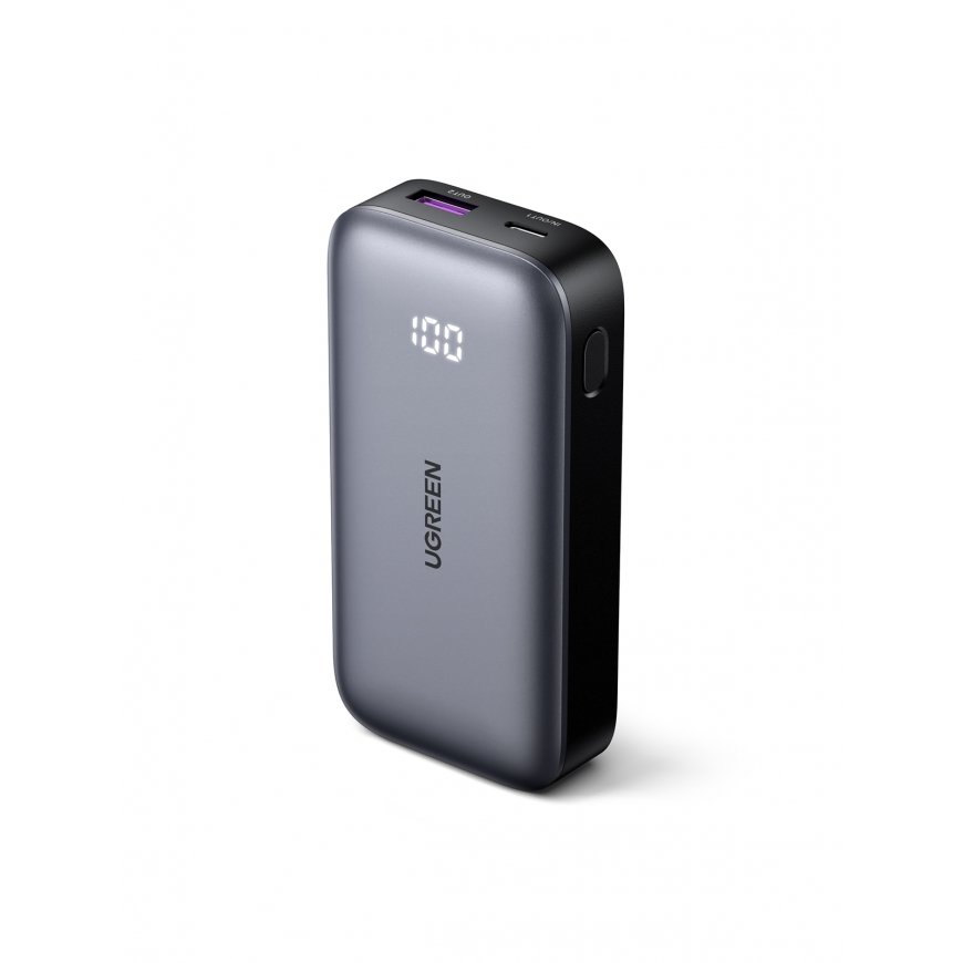 Ugreen 10000mAh Mini Powerbank Quick Charging 30W Pelēks – 3