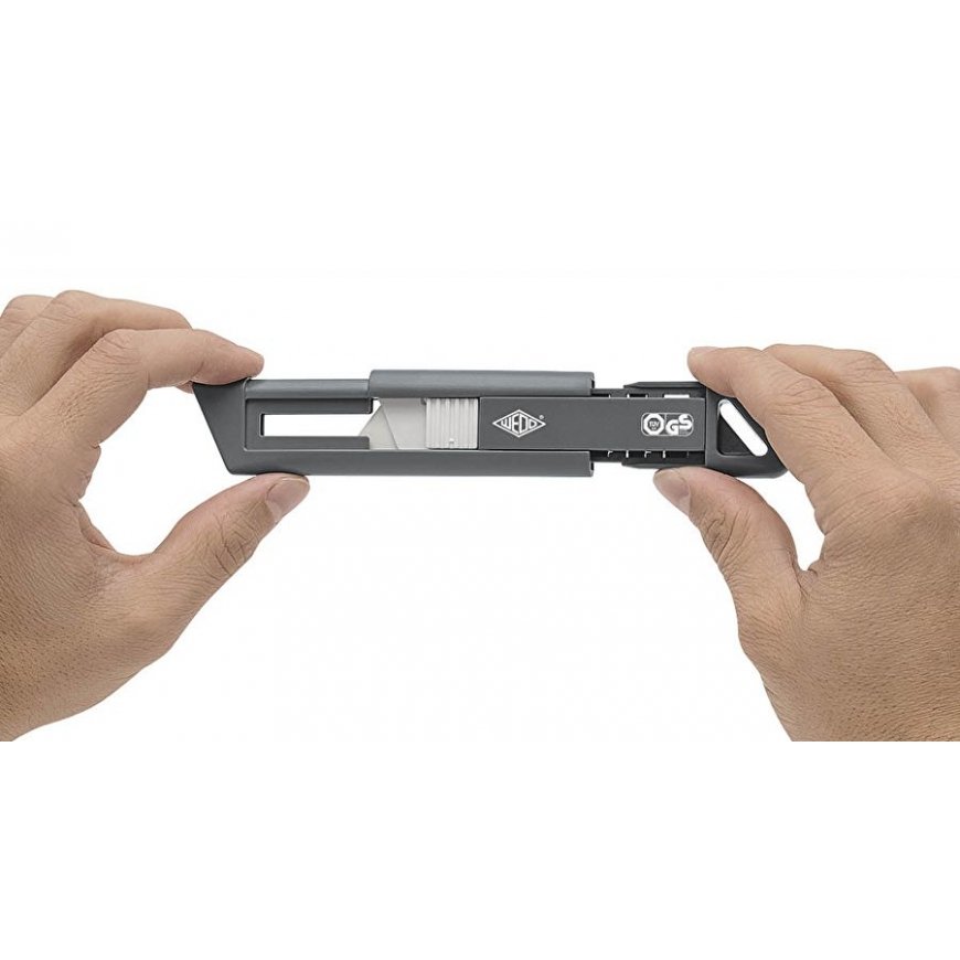 Wedo CERA-Safeline Anthracite, White Snap-off blade knife – 3