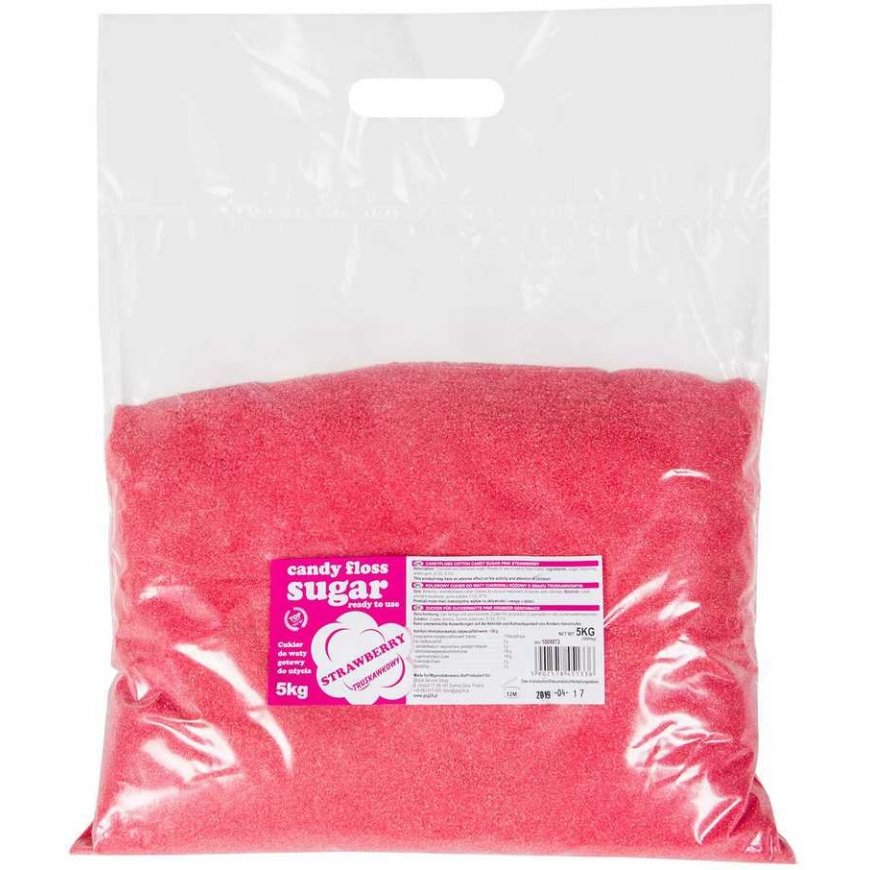 Gsg24 Colorful red cotton candy with strawberry flavor 5kg – 2