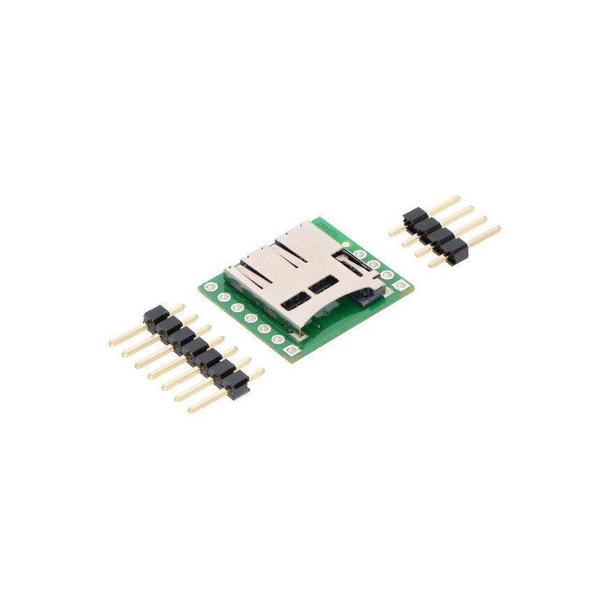 Muistikortti MicroSD-kortinlukijamoduuli, Pololu 2597 – 2