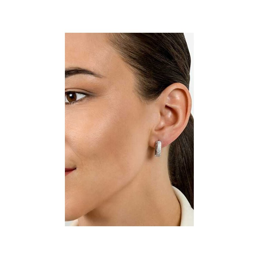 Brilio Silver Brilio Silver Elegant bronze earrings with zircons EA530R – 3