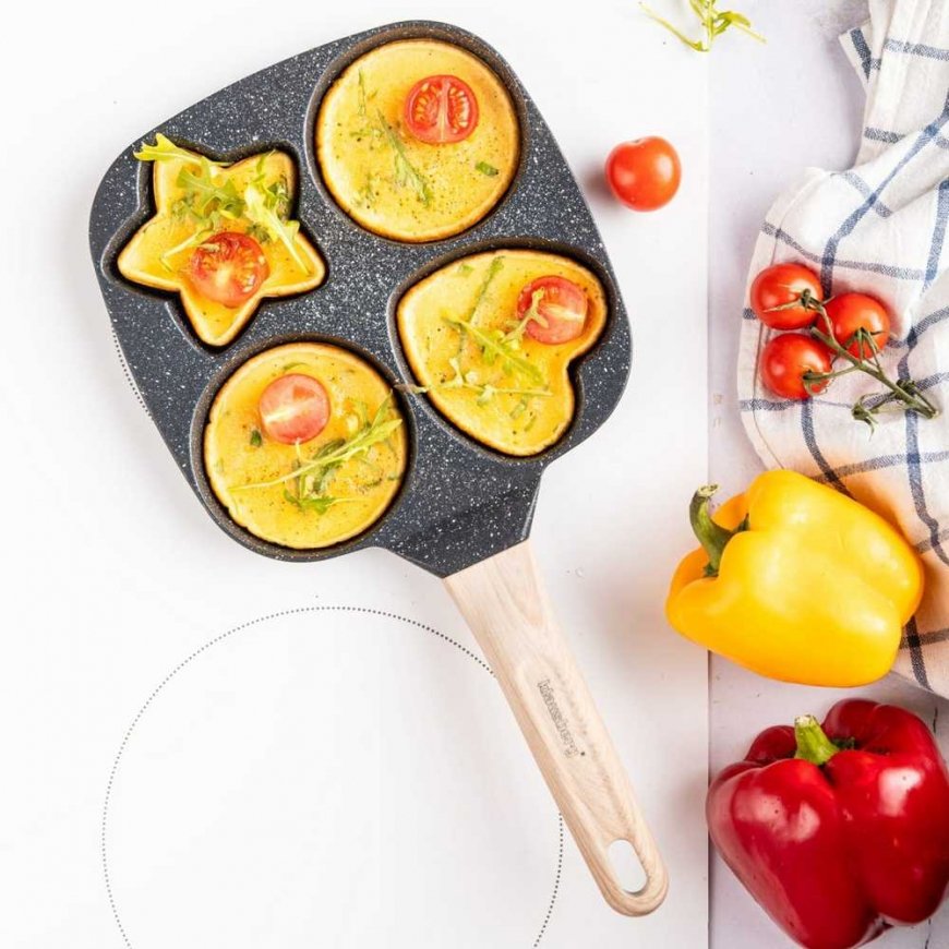 4-in-1 MARMORIPAISTINPANNU LETTUJA, MUNIA JA CREPPEJÄ VARTEN KLAUSBERG KB-7807 Musta – 5