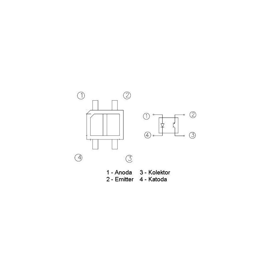 Farnell KTIR0711S heijastava optoerotinanturi - 5 kpl – 3