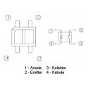 Farnell KTIR0711S Reflective Optocoupler Sensor - 5 pcs
