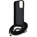 Dėklas „Guess“ PU 4G metalinis logotipo per petį dirželis iPhone 16 telefonui Rožinė Dėklas „Guess“ PU 4G metalinis logotipo per petį dirželis iPhone 16 telefonui Rožinė