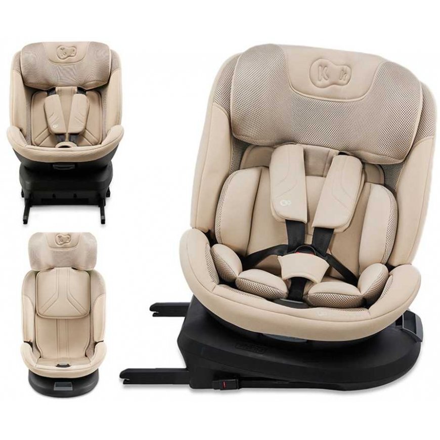 Kinderkraft KINDENKRAFT turvaistuin 40-150 cm, XPEDITION 3 i-size, beige, KCXPED03BEG0000