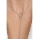 Brilio Silver Silver necklace with chain decoration NCL202W Brilio Silver Silver necklace with chain decoration NCL202W