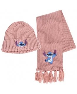 CERDÁ Disney Stitch -pipo ja huivi setti