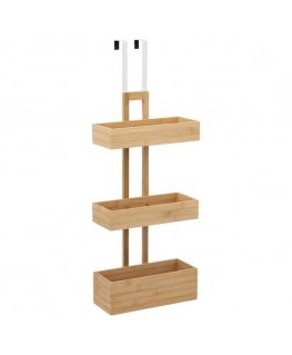 5five Simply Smart Bathroom Hanging Shelf, 3 Tiers, for Hanging on Shower Door