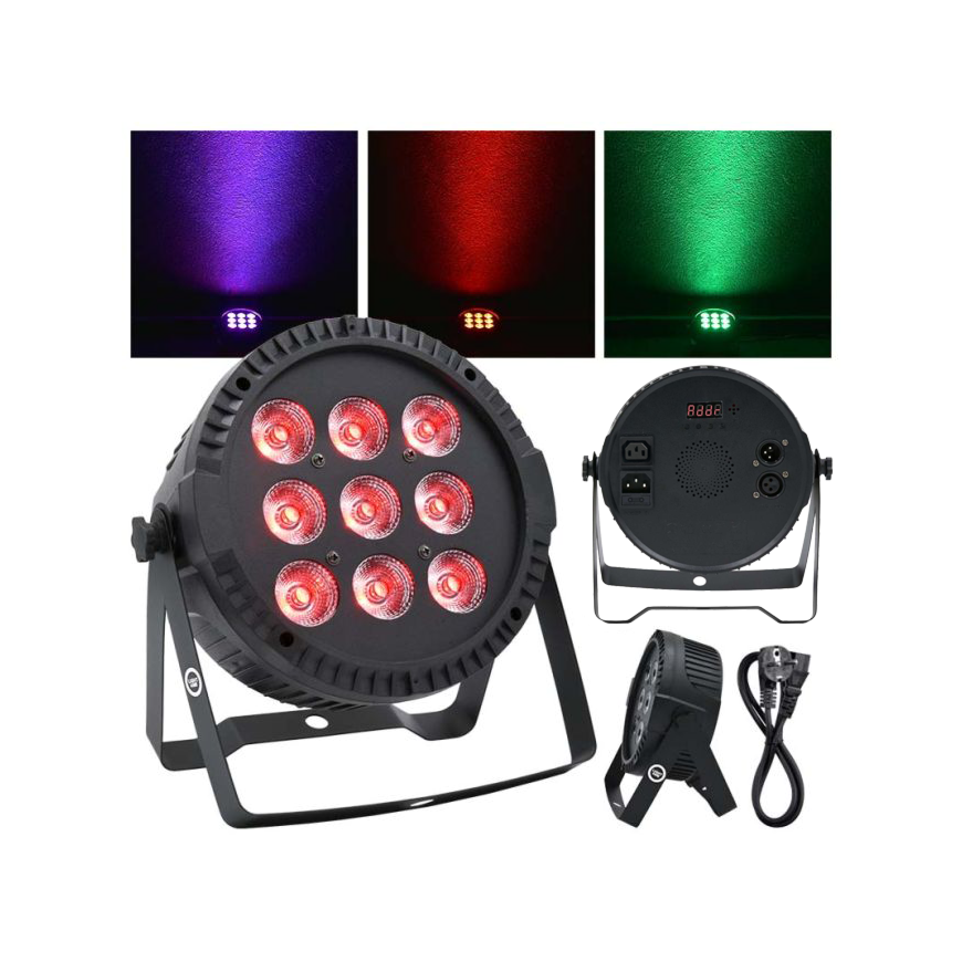 LIGHT4ME PAR RGBW 9x10 LED skatuves