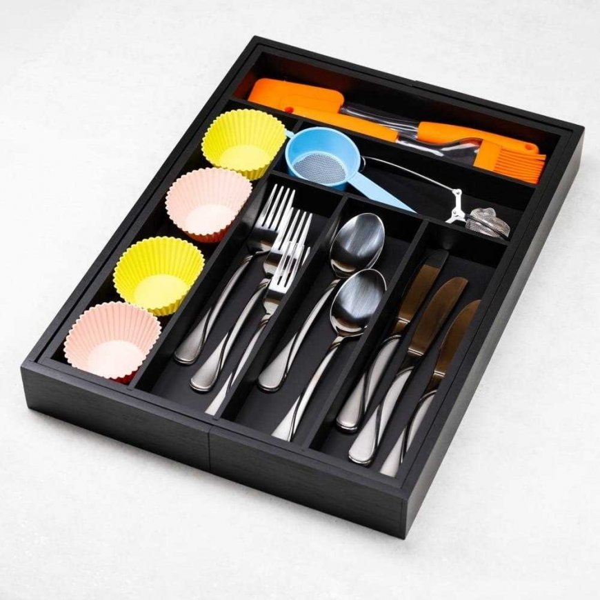 King Hoff RGANIZER INSERT FOR CUTLERY DRAWER EXTENDABLE KINGHOFF KH-1747 – 3