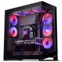 PHANTEKS NV-Series NV9 MK2 datora korpuss, Big-Tower, EATX, DRGB, rūdīts stikls - melns PHANTEKS NV-Series NV9 MK2 datora korpuss, Big-Tower, EATX, DRGB, rūdīts stikls - melns