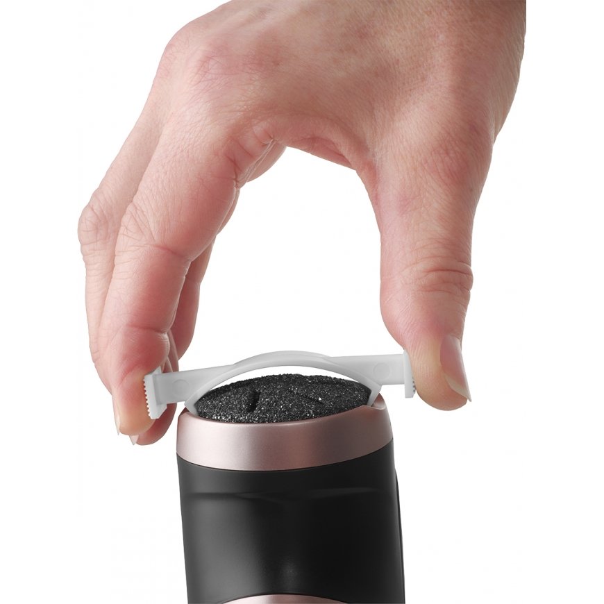 Concept PN3020 pėdų priežiūros prietaisas Foot pumice Juoda, „Rose Gold“ – 4