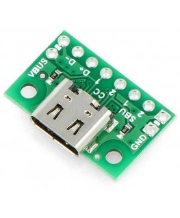Module with USB Type-C socket - connector PCB - Pololu 3411