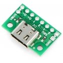 Moduuli USB Type-C -liitännällä - liitinpiirilevy - Pololu 3411 Moduuli USB Type-C -liitännällä - liitinpiirilevy - Pololu 3411