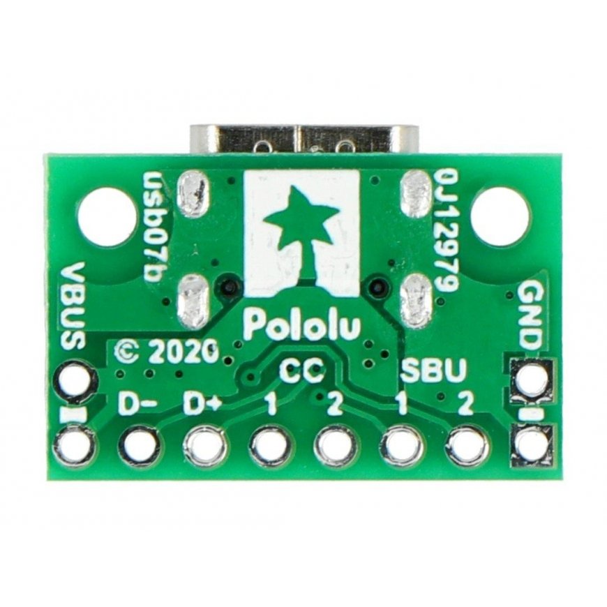 Module with USB Type-C socket - connector PCB - Pololu 3411 – 4
