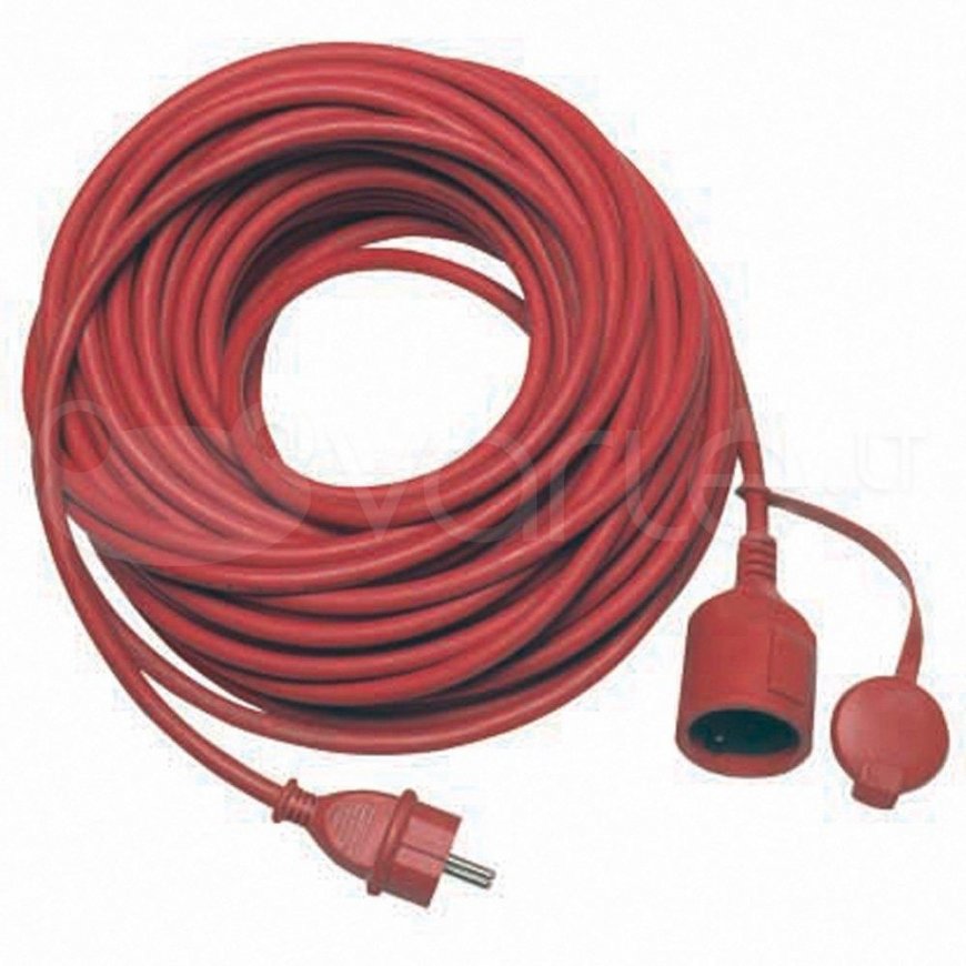 REV plėtinys IP44 25m raudonas