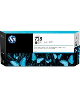 HP 728, Струйный картридж DesignJet, 300 мл, Черный матовый