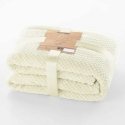 DecoKing Blanket HENRY cream embossed jacquard style modern 220x240
