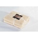 DecoKing Blanket HENRY cream embossed jacquard style modern 220x240