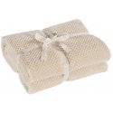 DecoKing Blanket HENRY cream embossed jacquard style modern 220x240