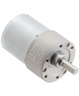 37Dx50L variklis su 10: 1 pavarų dėže 12V 1000RPM - Pololu 4748