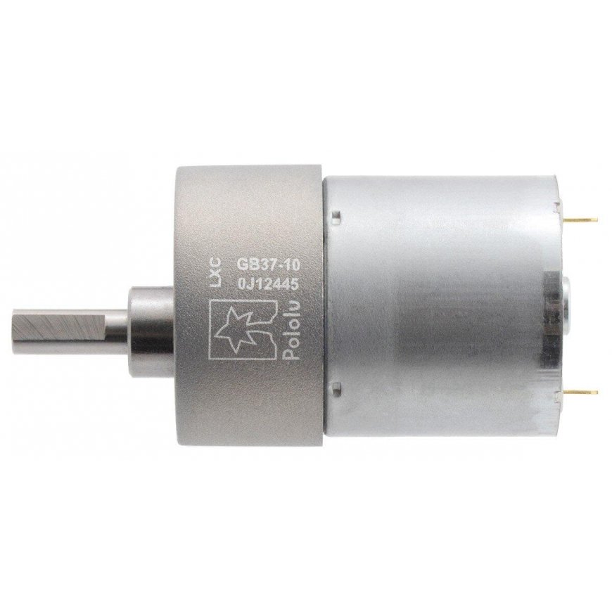 37Dx50L moottori 10:1 vaihteistolla 12V 1000RPM - Pololu 4748 – 2