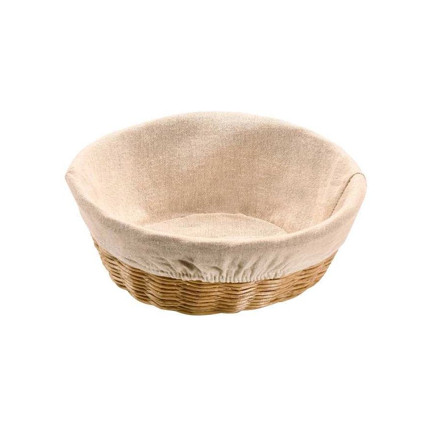 Bread basket with fabric padding, Ø 25 cm, Kesper