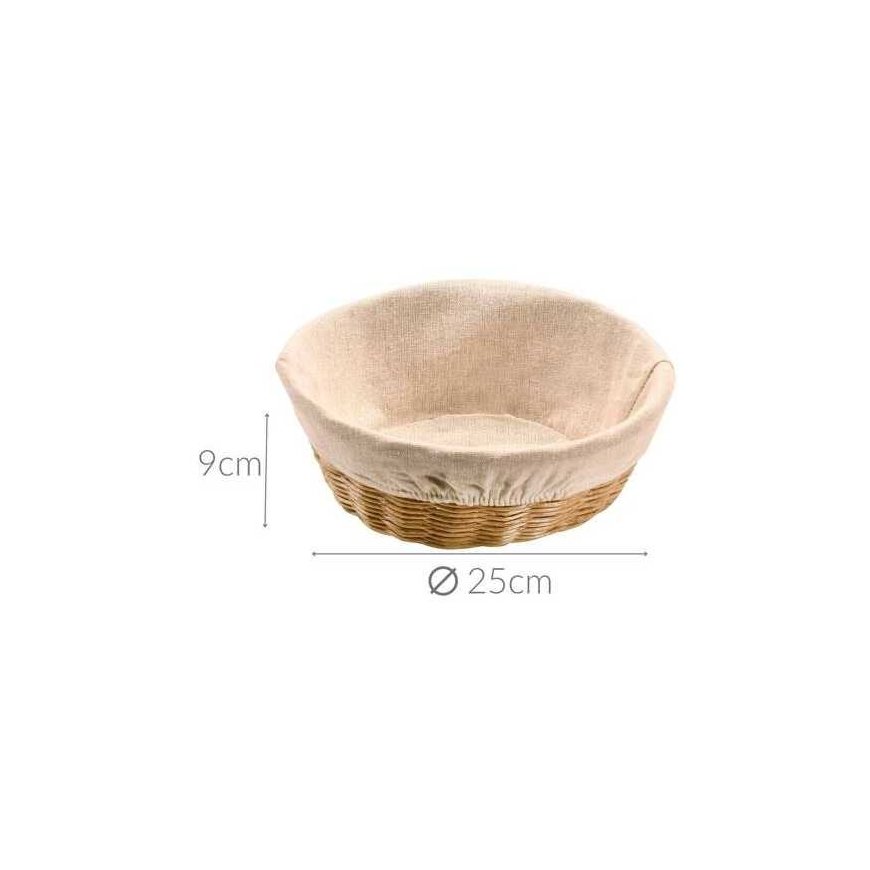 Leipäkori kangastäytteellä, Ø 25 cm, Kesper – 2