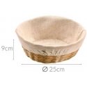 Bread basket with fabric padding, Ø 25 cm, Kesper Bread basket with fabric padding, Ø 25 cm, Kesper